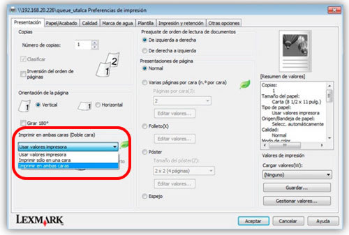 Canon : Manuales de MAXIFY : MB2700 series : Impresión a doble cara